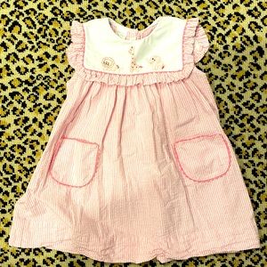 Collection bebe darling seersucker animal dress